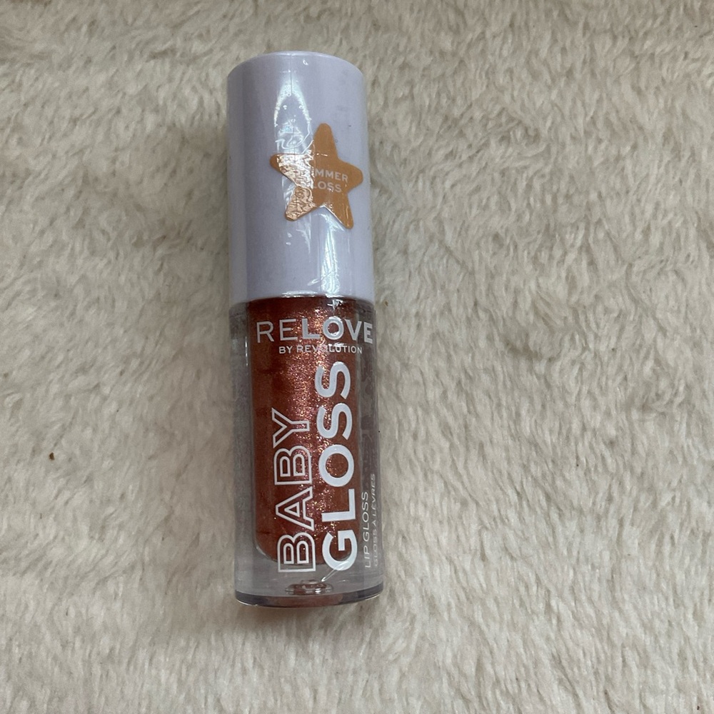 Relove Baby Gloss Shimmer Lip Gloss - Copper Brown